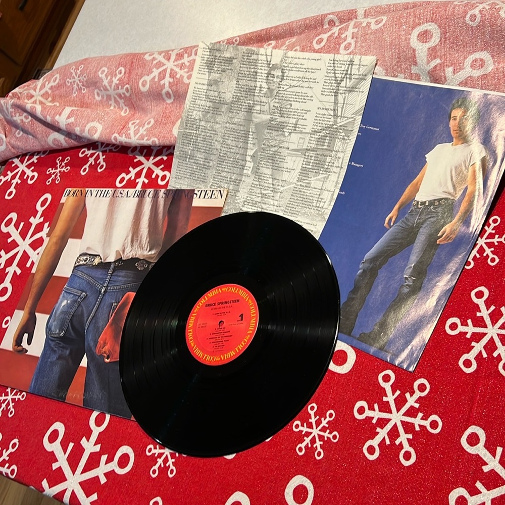 Bruce Springsteen "Born in the USA" vinyl record